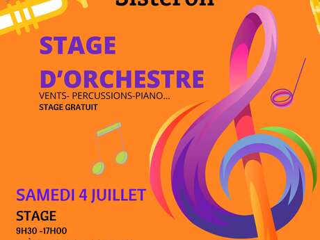 Stage de travail d'orchestre de perfectionnement - Festival les Vents de Haute Provence