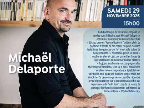 Appuntamento letterario con Michaël Delaporte