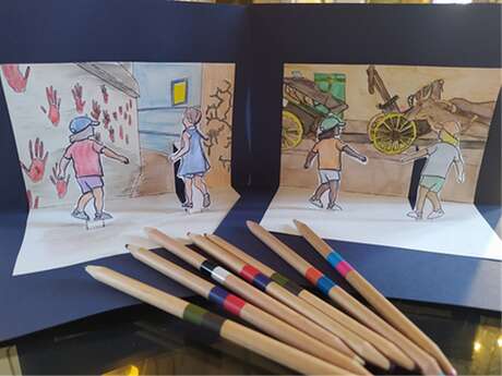 Visites ateliers pour les vacances de printemps à Caumont centre d'art