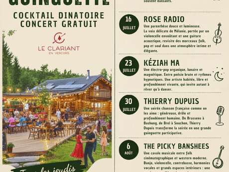 Guinguette Nights at Clariant Every Thursday