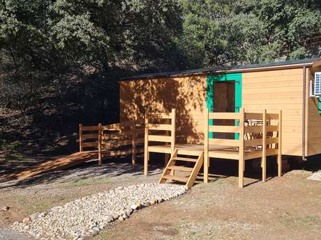 La pinède des Mées Roulotte Duo PMR