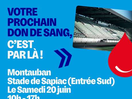 World Blood Donor Day at the Sapiac stadium