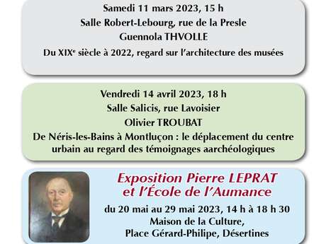Conférence : Histoire d'eaux
