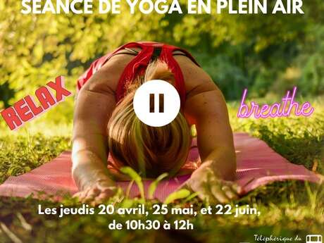 Séance yoga au sommet du Faron