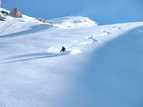 Ski hors-piste avec le Bureau des Guides