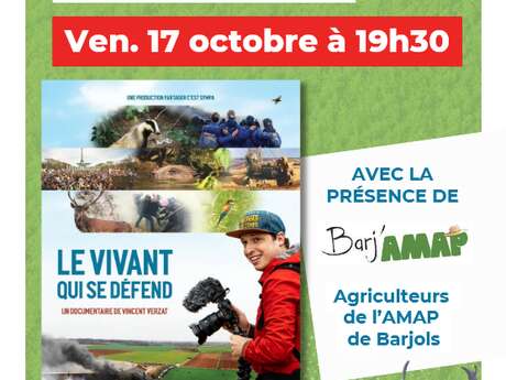 Ciné débat : le vivant qui se défend