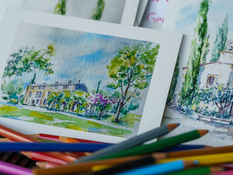 Stage d'Aquarelle au Château de Sannes