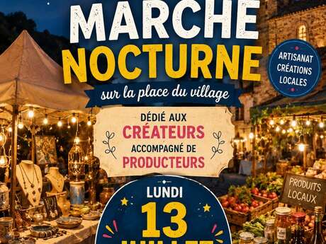 Marché nocturne d'Aujac