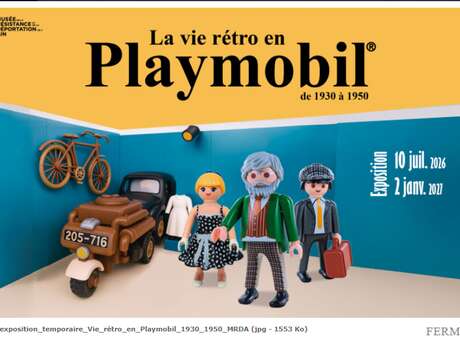 Exposition - La vie rétro en Playmobil, de 1930 à 1950