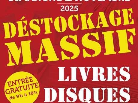 Déstockage Massif Livres-Bd-Vyniles-Cd-Dvd