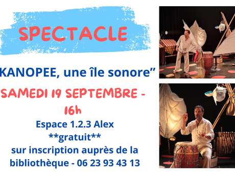 Spectacle musical "Kanopée, une île sonore"