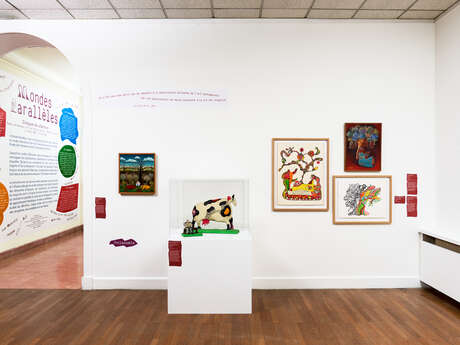 Visite-atelier de l'exposition temporaire "Mondes Parallèles" en collaboration avec le MAMAC de Nice