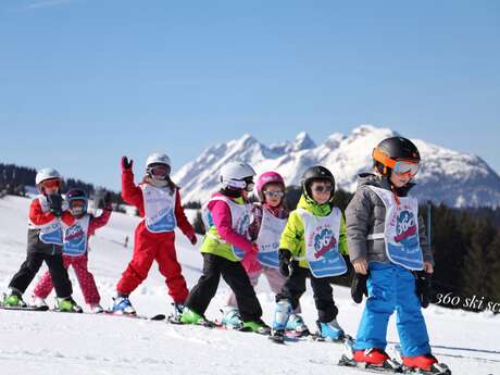 Leçon en groupe ski ou snowboard