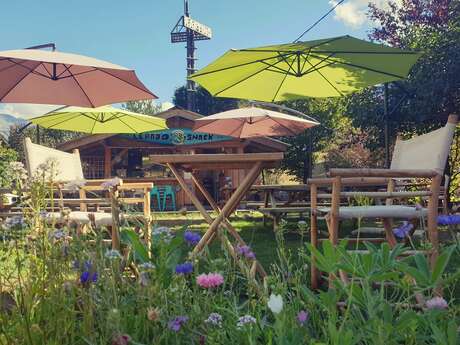 Le Pado, Restaurant im Freien