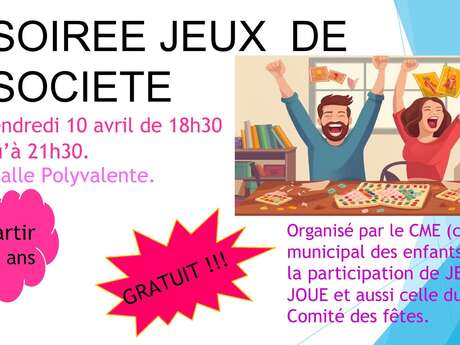 Soirée de jeux de Société à La Tour d'Aigues