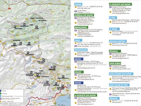 Aires de Camping-Cars en Pays de Grasse