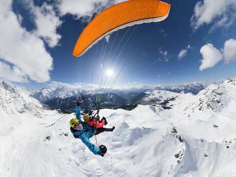 Paragliding mit Verbierparagliding