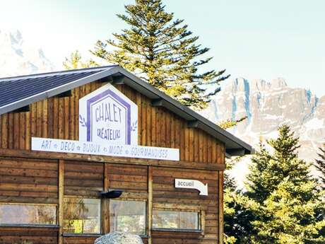 Craft activities at the Chalet des Créateurs