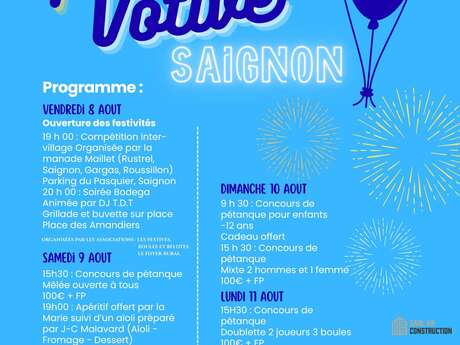 Fête votive de Saignon