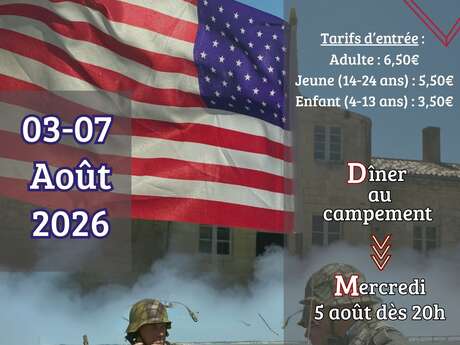 World War II encampment at Fort La Prée