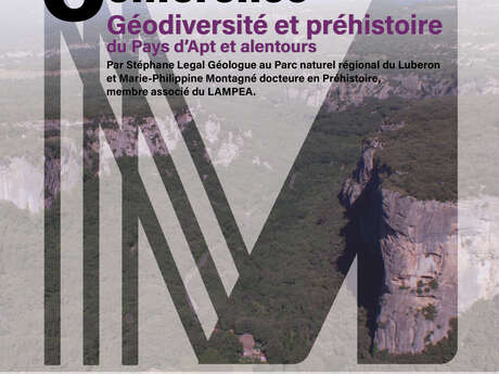Conférence : Géodiversité et préhistoire du Pays d’Apt et alentours