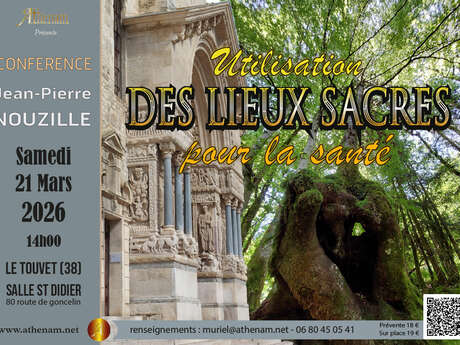 Conférence Les lieux sacrés pour la santé Jean-Pierre Nouzille