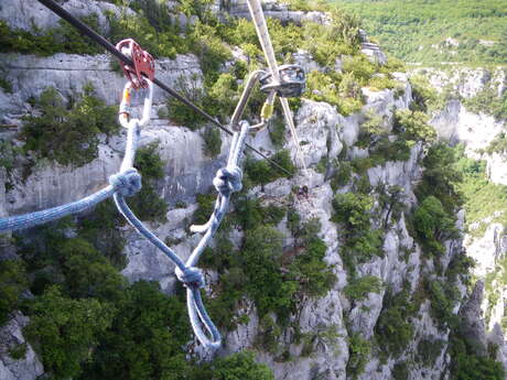 Parcours aventure avec Vertigo Verdon