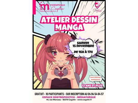 Atelier dessin manga ados Atelier dessin manga ados