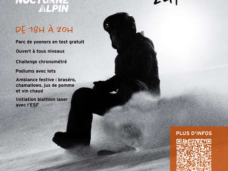 Ski alpin en nocturne : yooner Xperience !
