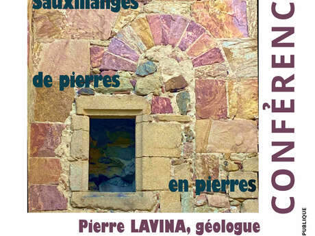 Conférence "De pierres en pierres" avec Pierre Lavina, géologue.