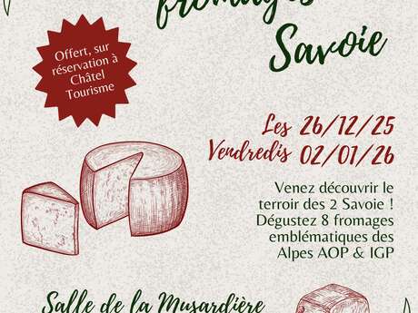 Atelier dégustation des fromages de Savoie