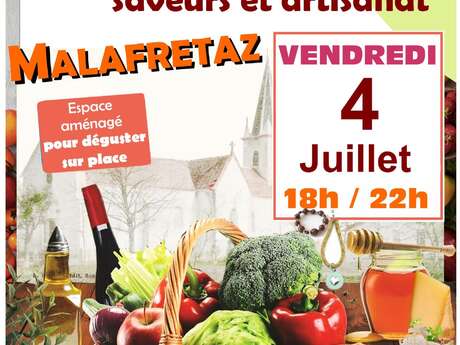 Marché noturne des saveurs et artisanat