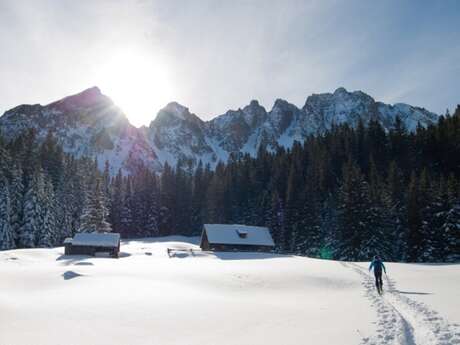 Randonnée raquettes à neige dans le Mercantour