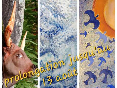 Exposition du "Trio sensible" - peintures et sculptures