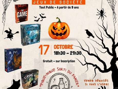 Soirée Jeux Spécial Halloween