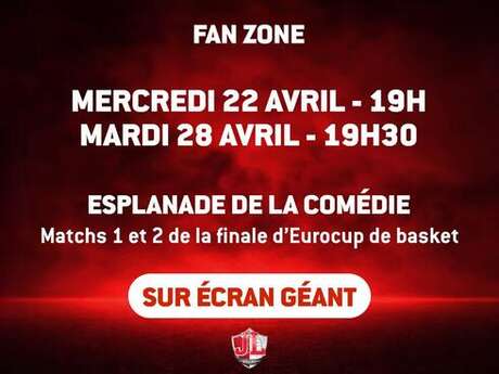 Rendez-vous dans la fan zone avec écran géant !
