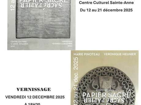 Exposition "Papier Sacré - Sacré Papier"