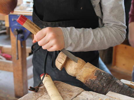 Stage "je fabrique mes objets en bois"
