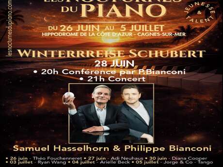 Festival Les Nocturnes du Piano - Soirée Spéciale Winterreise de Schubert