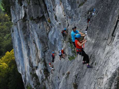 Sortie Via Ferrata dans la Vallée du Giffre