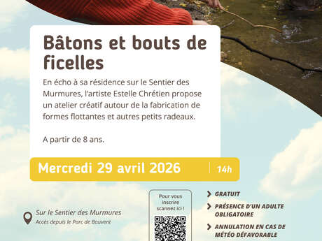 [Atelier junior] Bâtons et bouts de ficelles