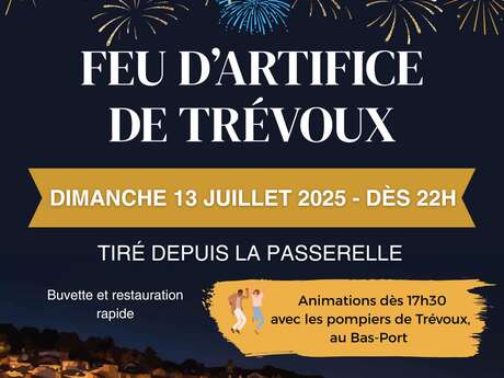 Feu d'artifice de Trévoux