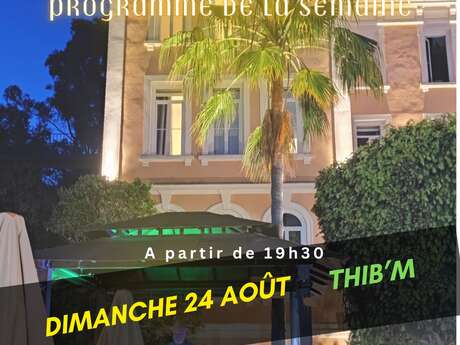 L'orangeraie live music: Thib'm