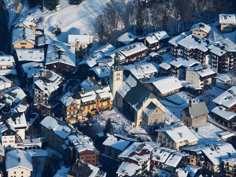 Itinéraire rando hiver du hameau du Maz au centre du village