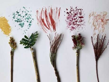 Ateliers fabrique tes pinceaux avec Myrtil