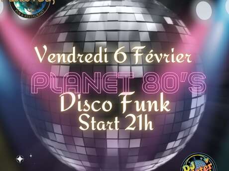 Planet 80’s disco funk au Planet Rock