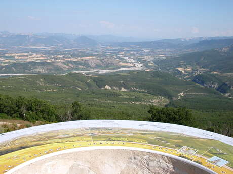 Table d'orientation de la Montagne de Chabre