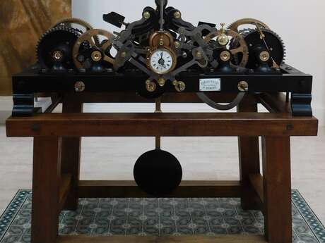 Démonstration du mécanisme de l'horloge