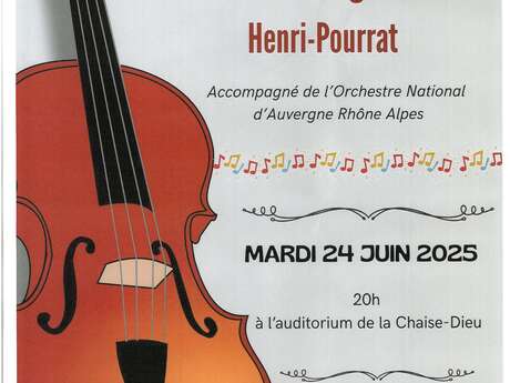 Concert / Orchestre National d'Auvergne, classe cordes du collège de la Chaise-Dieu