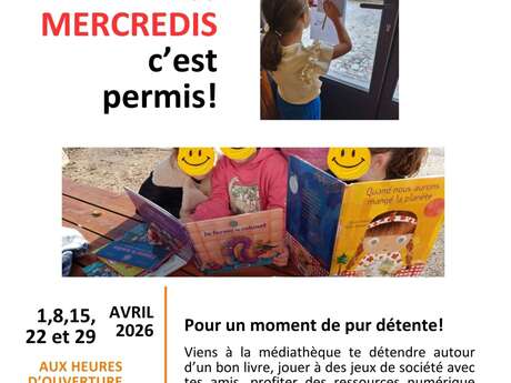 Les mercredis d'avril, c'est permis !